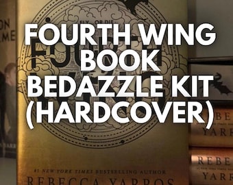 Fourth Wing Hardcover Book Bedazzle Kit