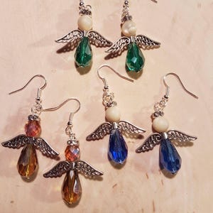 Angel earrings
