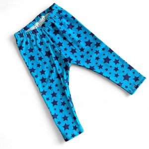 Navy Blue Star Baby Leggings