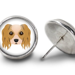 Cavalier King Charles Spaniel Earrings (Lifetime Guarantee (E1923)