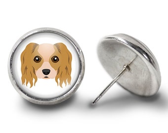 Cavalier King Charles Spaniel Earrings (Lifetime Guarantee (E1923)