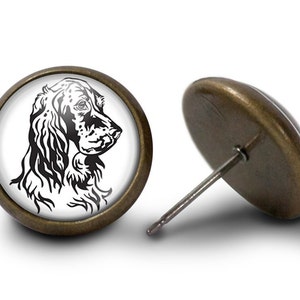 English Setter Earrings - Dog Earrings (Lifetime Guarantee) E2019