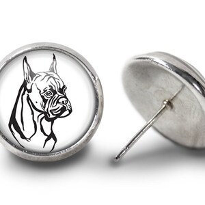 Boxer Earrings - Dog Earrings (Lifetime Guarantee) E2021