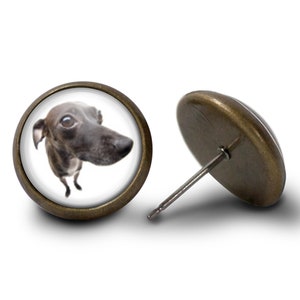Greyhound Earrings - Dog Earrings (Lifetime Guarantee) E0615