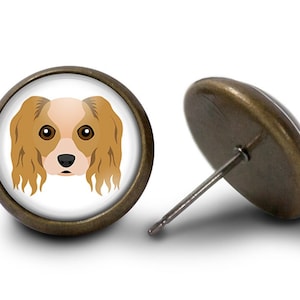 Cavalier King Charles Spaniel Earrings (Lifetime Guarantee) E1923