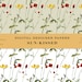 Watercolor Meadow Flowers Digital Papers, Scrapbook Papers, Seamless ...