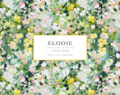 flowers seamless pattern, soft floral repeat design for fabric and textiles, preppy hand painted flower background, digital floral wallpaper