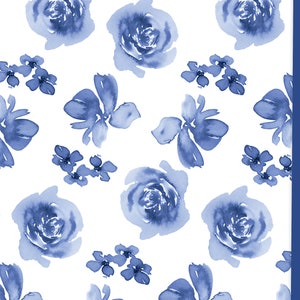 Classic Blue Roses Clipart Watercolor Flowers Watercolor - Etsy