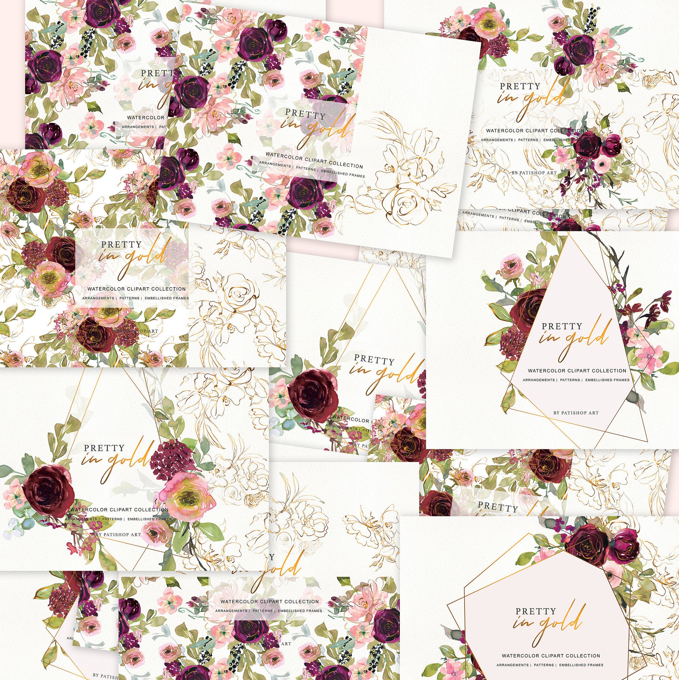 Clipart Bundle 85% off 50 Collections BUNDLE Extended | Etsy