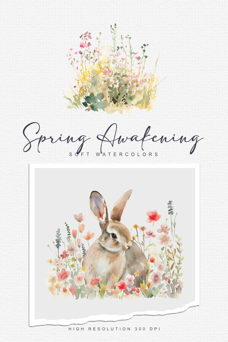 Aquarell Frühling Clipart Frühling Landschaften Frühlingskunst Frühlingsfeld Frühling Tier Aquarell Vogel Frühling Land Clipart png Bild 6