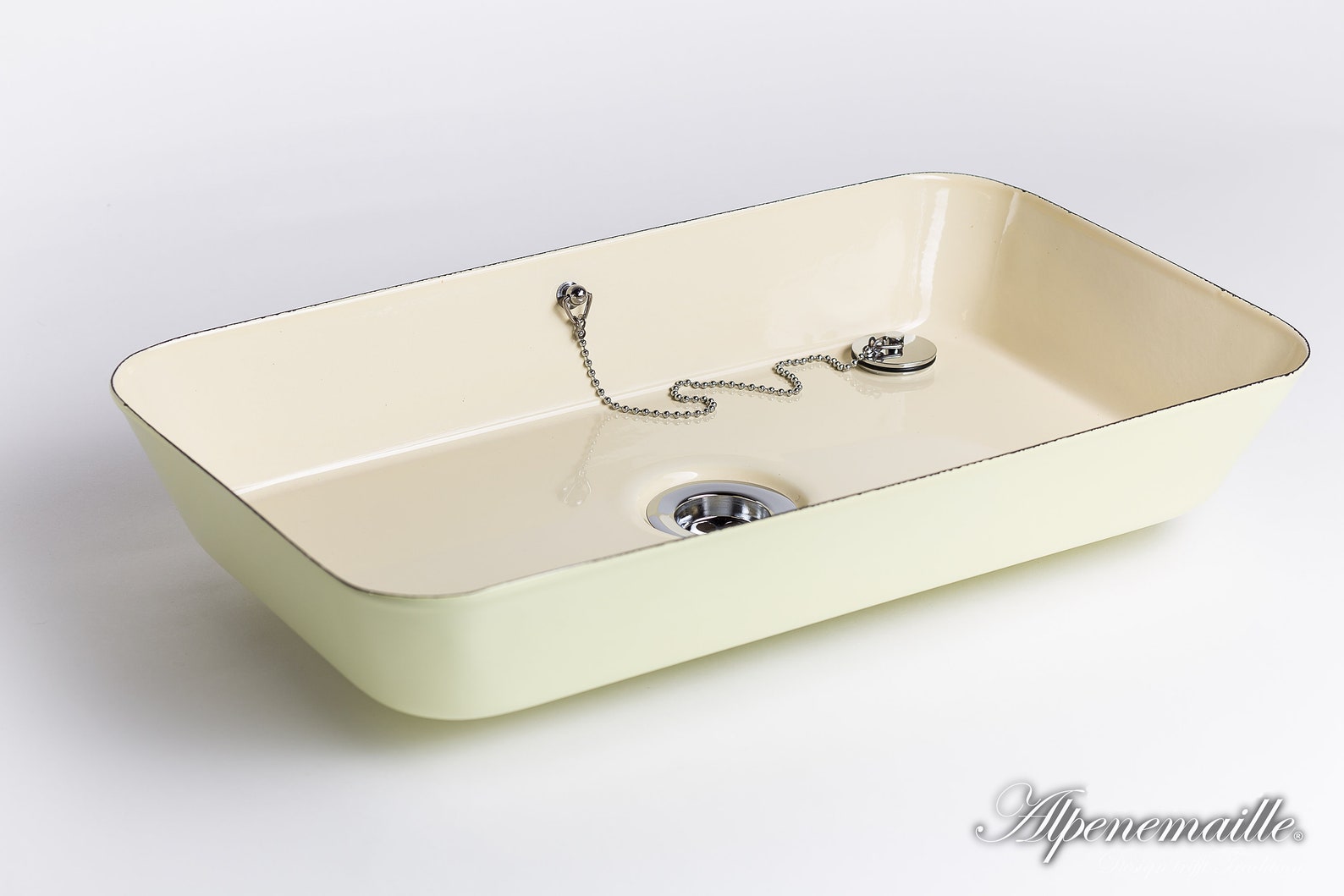 Wunderbar Emaille Waschbecken Retro Bilder
