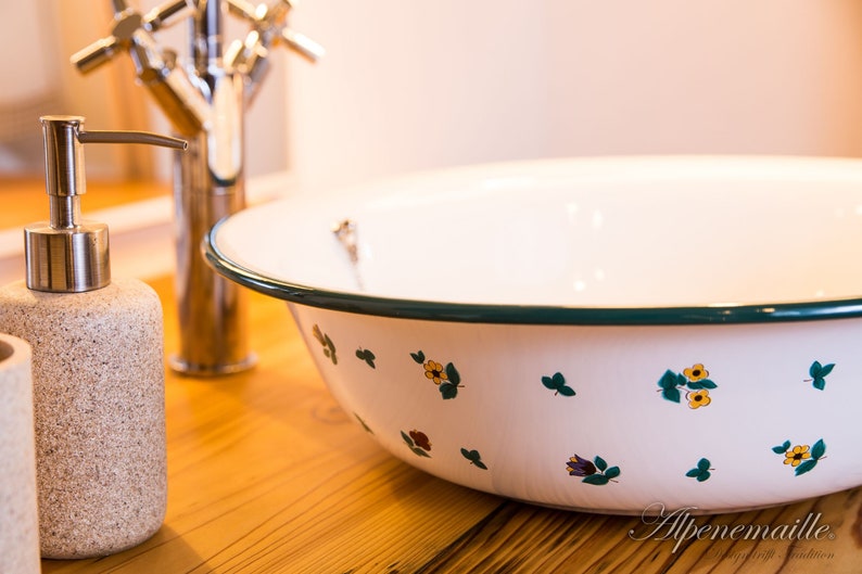 Emaille-Waschbecken 36cm - Verdickte Rührschüssel Für Küche