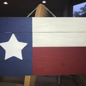 Rustic Texas Pallet Flag/ Flag of America/ Flag of Texas/ American Flag /Wooden Pallet Flag/ Rustic Home Decor/ Patriotic/ Texas Pride