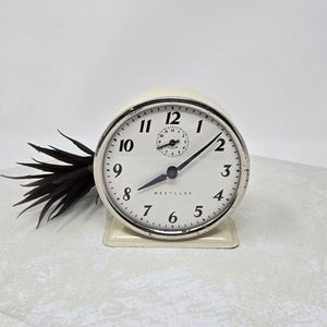 Vintage Westclox Hustler Clock ~ Westclox LaSalle Illinois Made in USA