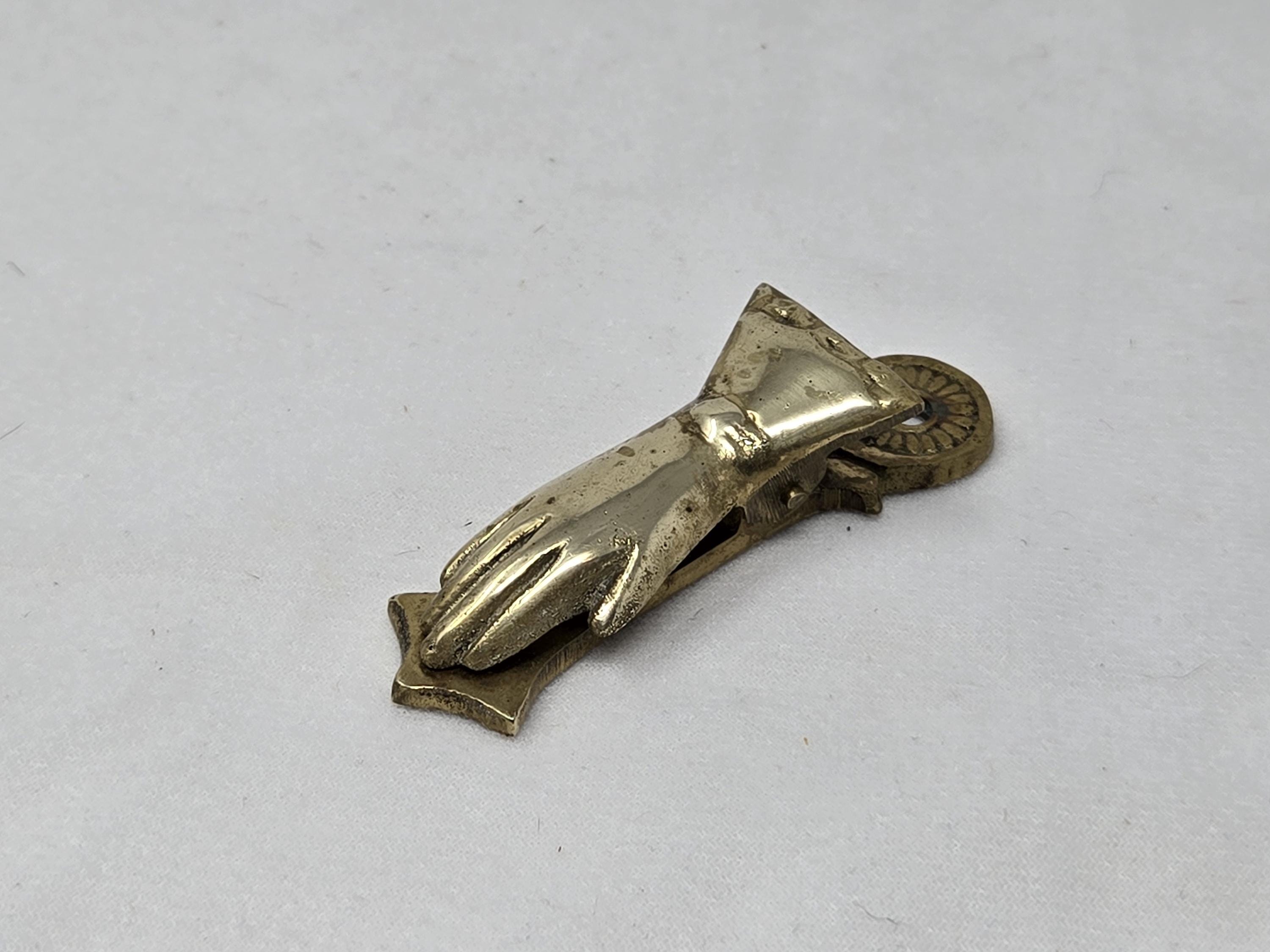 Vintage Victorian Style Solid Brass Hand Clip ~ Japan - Etsy