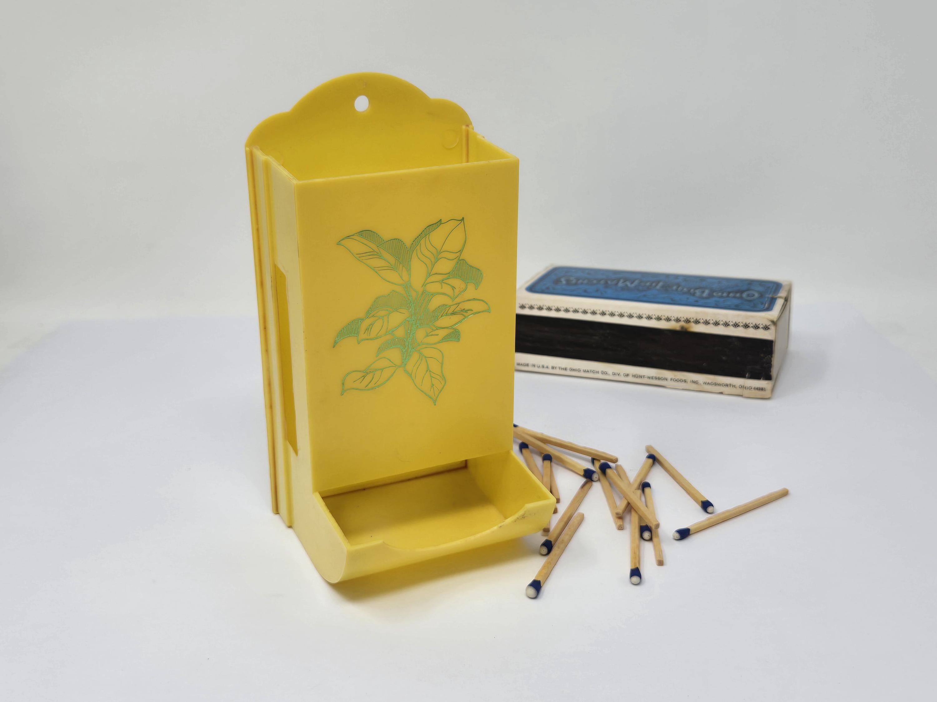 豊富なギフト Yellow Etsy - Holder Match マッチ箱