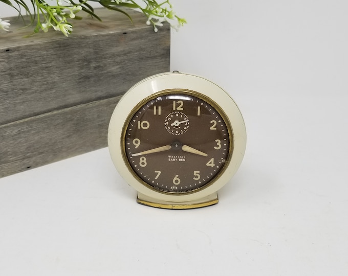 Vintage Baby Ben Clock Westclox Baby Ben Alarm Clock Etsy