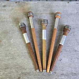 Vintage Bobbins Spools Spindles ~ Rustic Décor ~ Textile Spool ~ Industrial ~ Primitive Decor