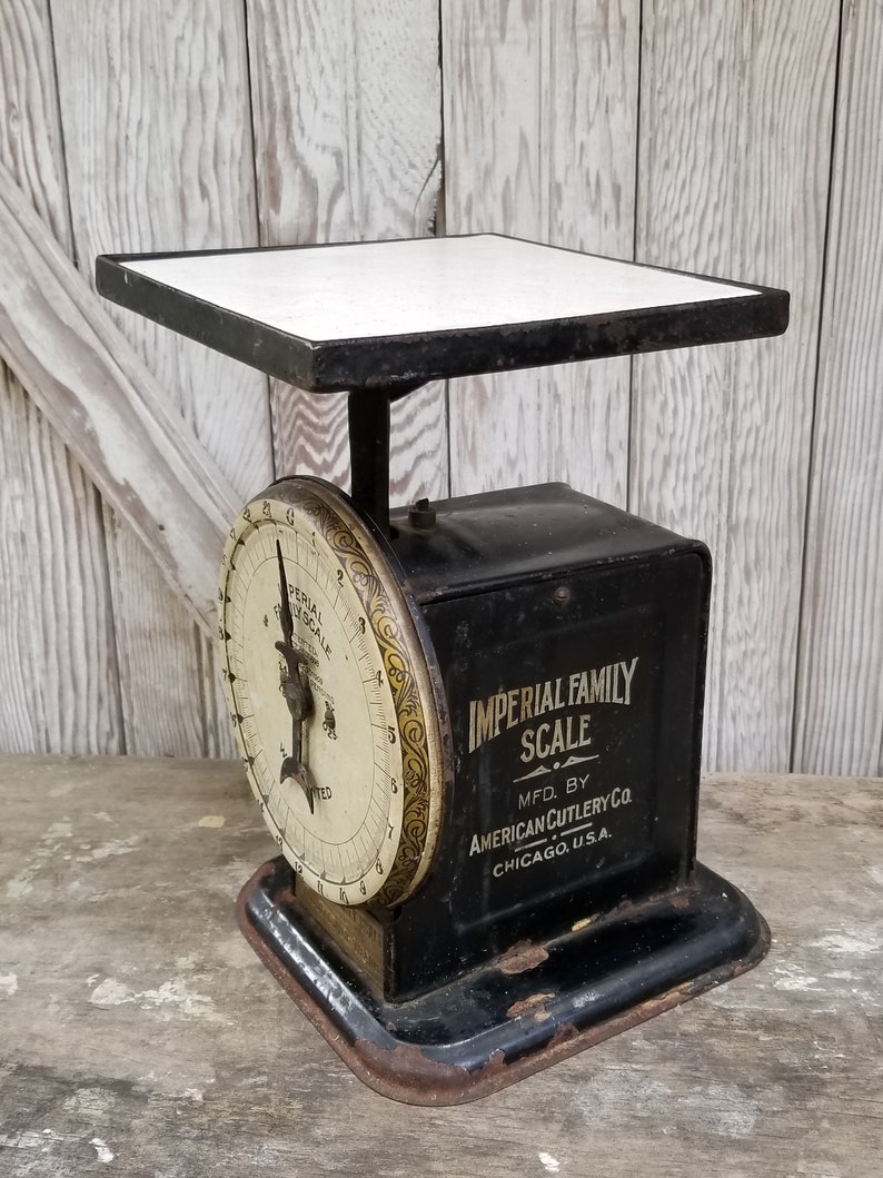 Chicago IL ~ Farmhouse D\u00e9cor ~ Vintage Scale ~ Fixer Upper Antique Imperial Family Scale made by American Cutlery Co