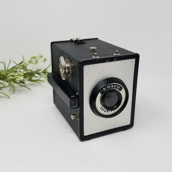 Vintage Ansco Shur-Flash Box Camera ~ 120 Film Camera ~ Binghamton NY