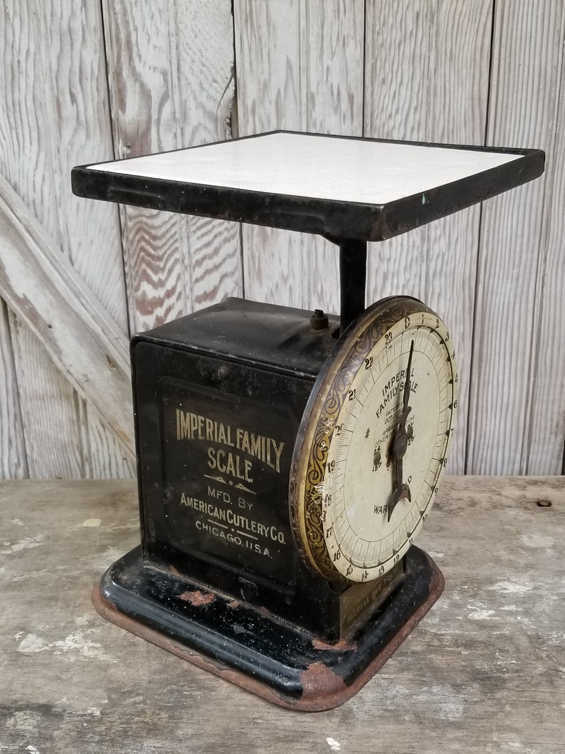 Chicago IL ~ Farmhouse D\u00e9cor ~ Vintage Scale ~ Fixer Upper Antique Imperial Family Scale made by American Cutlery Co