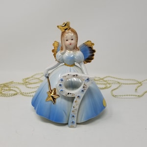 Vintage Josef Originals 9th Birthday Angel Figurine