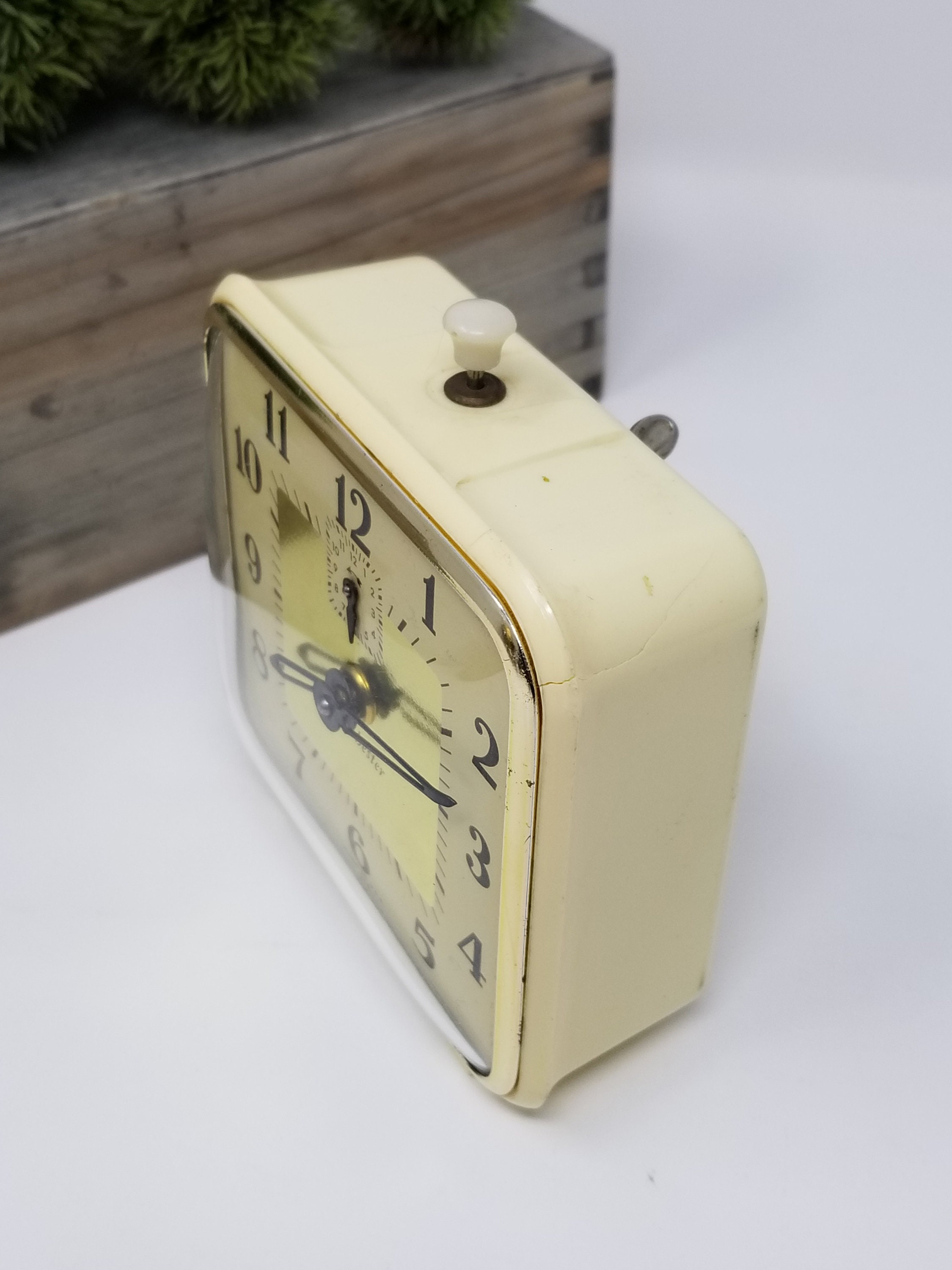 Vintage Winchester Alarm Clock Made in USA Winchester Etsy