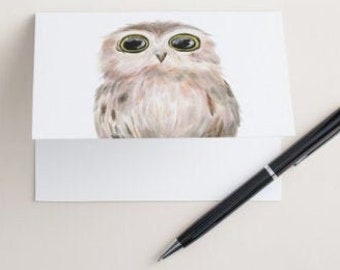 Owl Note Cards 5 Pack