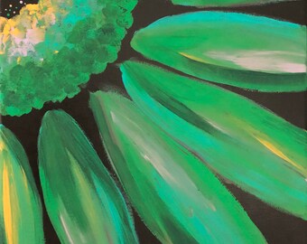 Sunflower acrylic painting #4