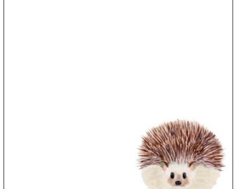 Hedgehog Sticky Notes