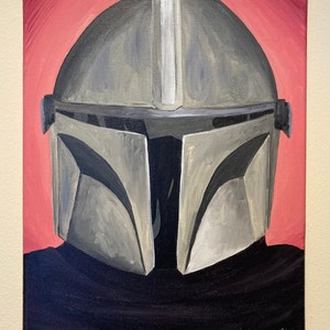 Mandalorian Acrylic Painting