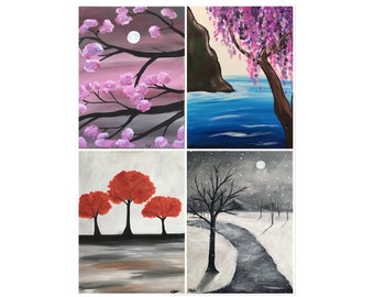 Seasons Blank Cards 8 Pack