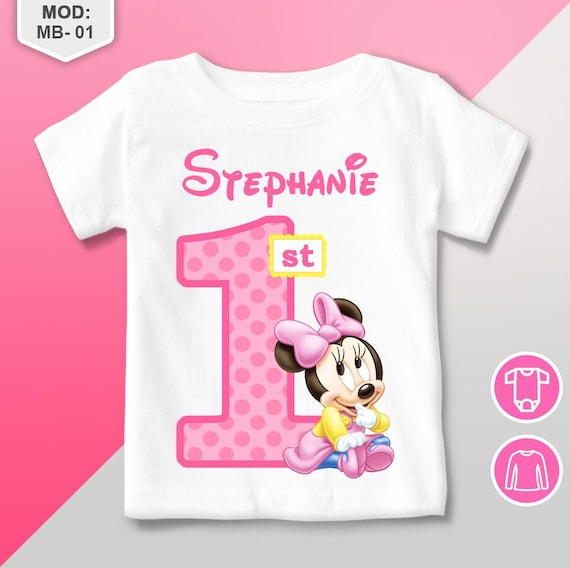 minnie first birthday shirt