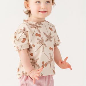 Easy Sewing Pattern Top Printable Project for Kids T-Shirt Pattern PDF – Learn To Sew