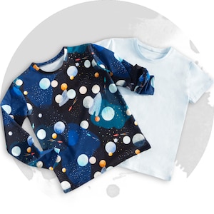 Kids & Teens T-Shirt PDF Sewing Pattern for Boys, Girls to 14Y – Beginner Printable Project
