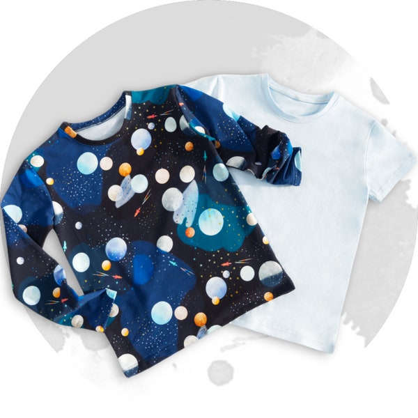 Junior t-shirt pattern, sizes 6-14+ , PDF  sewing pattern