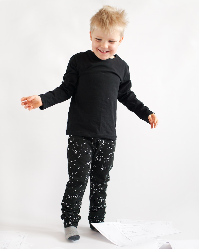 Harembroek naaipatroon Kinder- en babykledingpatroon PDF DIY-project voor beginners voor jongens afbeelding 4