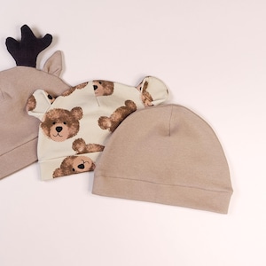 Easy baby hat pattern bundle for Christmas gift infant clothes beginners project