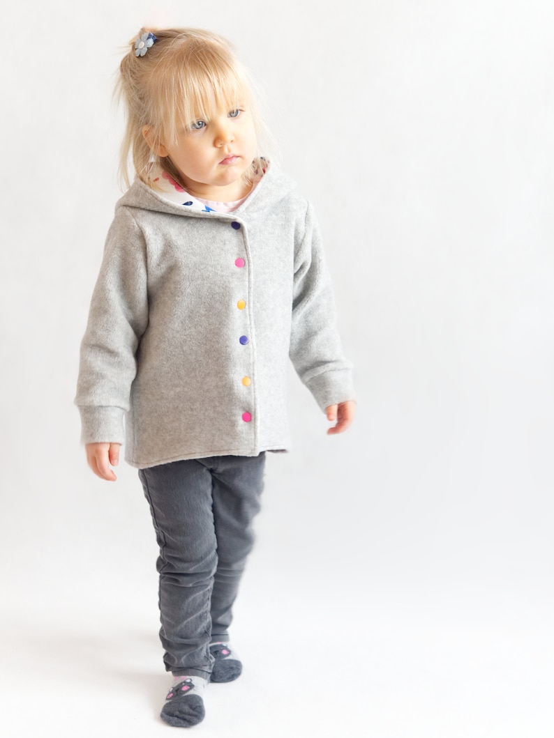 Hooded cardigan Sewing Pattern PDF sweatshirt sewing pattern Etsy