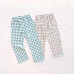 Patrón de costura para pantalones holgados para niños (PDF) – Pantalón de pijama con cinturilla elástica – Proyecto de ropa de estar por casa para principiantes