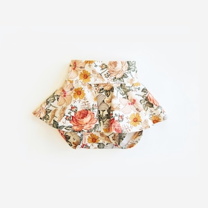 Skirted Bummies Sewing Pattern PDF – Baby Girl Clothes – Beginner Diaper Cover or Shorts Project
