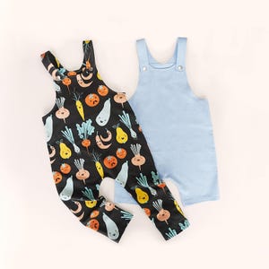 Overalls PDF Sewing Pattern – Baby, Toddler, Kids Clothes (1M–10Y) – Long & Shorts Overalls Bundle for Boy and Girl – Beginner Jumpsuit DIY