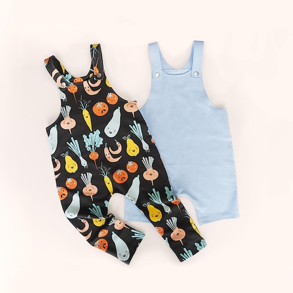 Overalls Sewing Pattern for Kids & Baby Clothes Patterns Bundle Toddler Jumpsuit Learn to Sew Ideas Dungarees Pattern Gender Neutral Gift