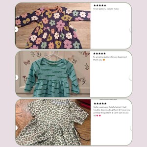 Easy Beginner Baby Dress Pattern and Tutorial Girl Pattern PDF for Infant DIY Gift to Sew Babies Clothes Patterns from MadeByMePatterns image 17