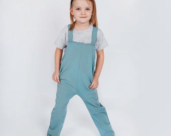 Dungarees Sewing Pattern for Kids – Playwear Pants Pattern – Beginner Friendly PDF Project