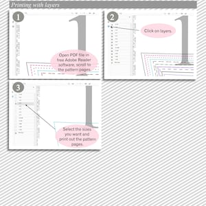 Layered and projector-ready sewing pattern for kids and girls leggings