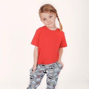 DIY knit shirt for toddlers and kids made in cotton jersey