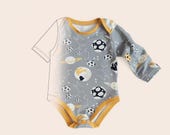 Baby Bodysuit Sewing Pattern PDF Long & Short Sleeve Easy Romper Patterns for Beginners Instant Digital Download Project Babies Clothes Idea