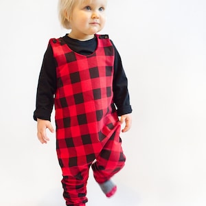 Easy overalls pattern Kids and baby romper pattern PDF Do it yourself sewing pattern image 3