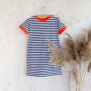 Mädchen T-Shirt Kleid Kleid Schnittmuster PDF – Kleinkind & Kinder Sommerkleid – anfängerfreundliche Kleidung Strickmuster – Easy DIY Projekt